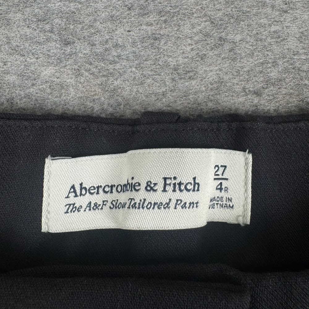 Abercrombie & Fitch The A&F Sloane Tailored Pant 30" Black Womens 27 4R - Picture 3 of 10